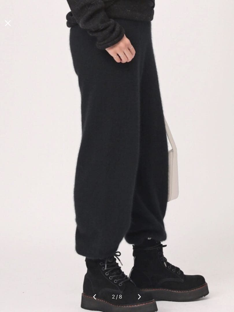 Deuxieme Classe【enrica】ラクーンミックス ニットパンツ