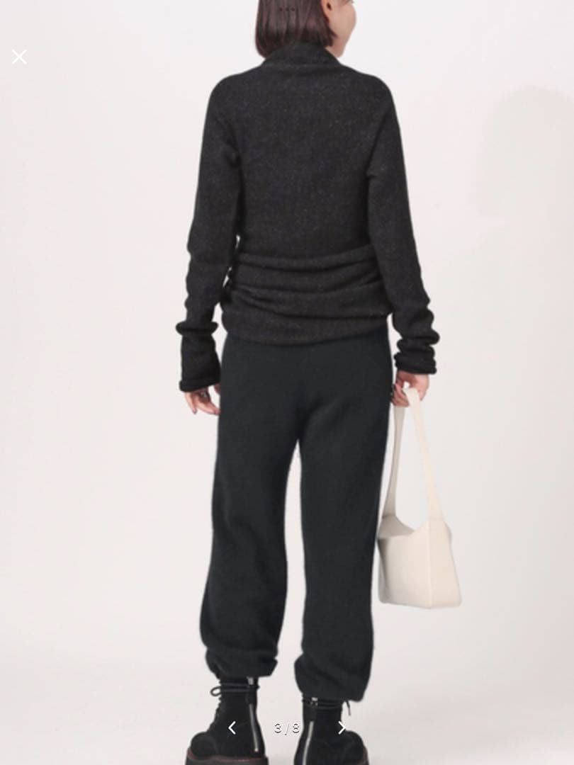 Deuxieme Classe【enrica】ラクーンミックス ニットパンツ