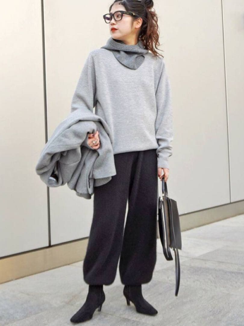 Deuxieme Classe【enrica】ラクーンミックス ニットパンツ