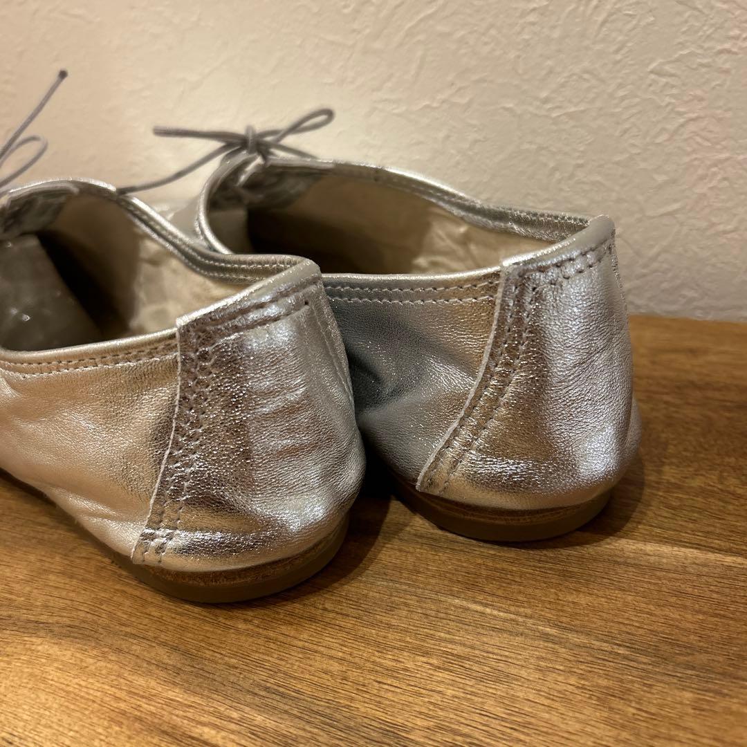 美品　Porselli × Steven Alan　ジャズシューズ　シルバー