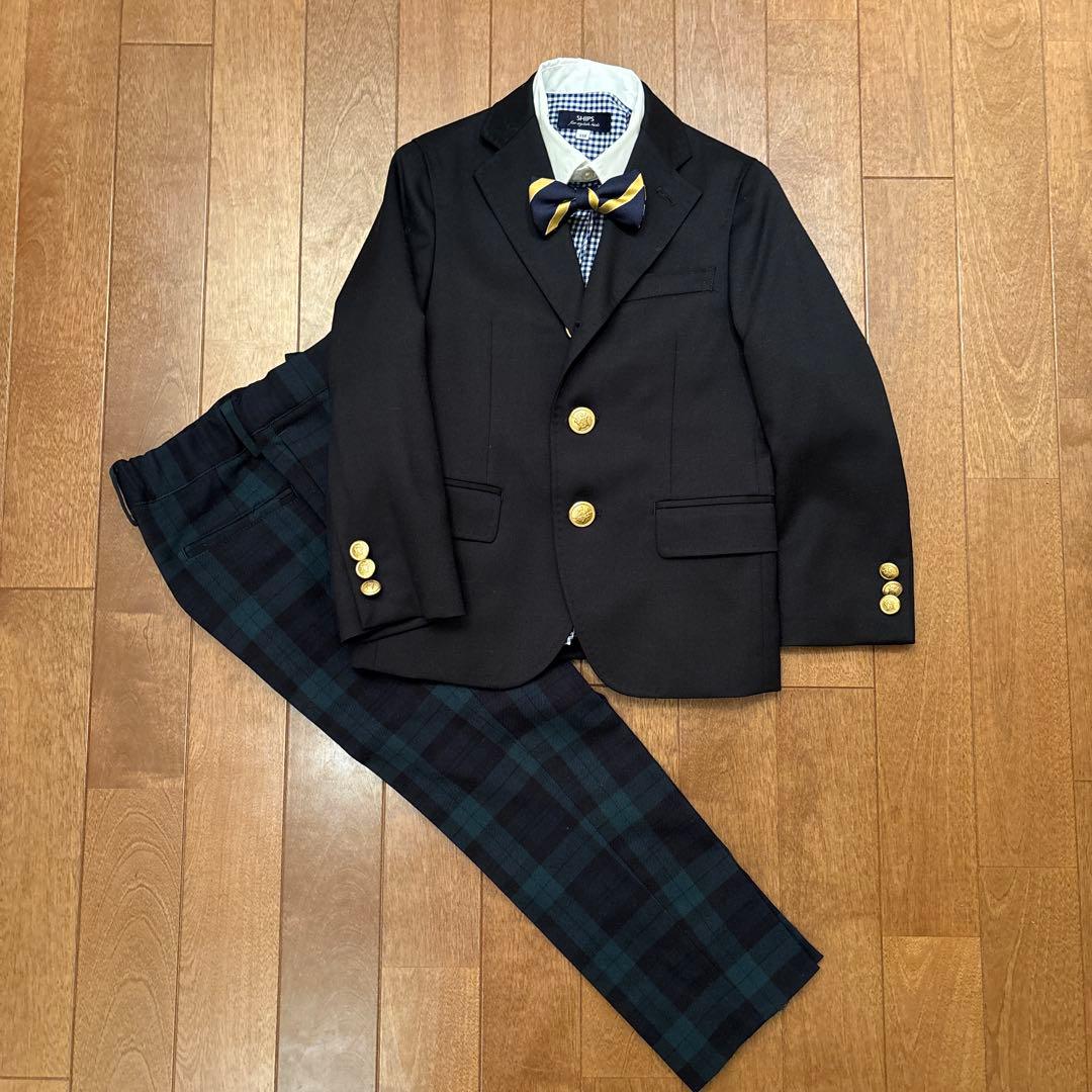 SHIPS フォーマルスーツ 110cm ネイビー