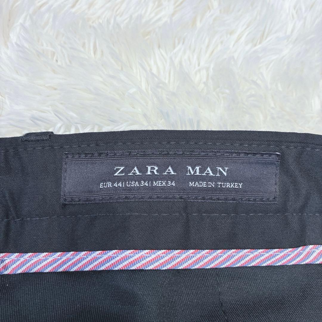 【美品】ZARA MAN ザラマン スーツ セットアップ ブラック 総柄 3L