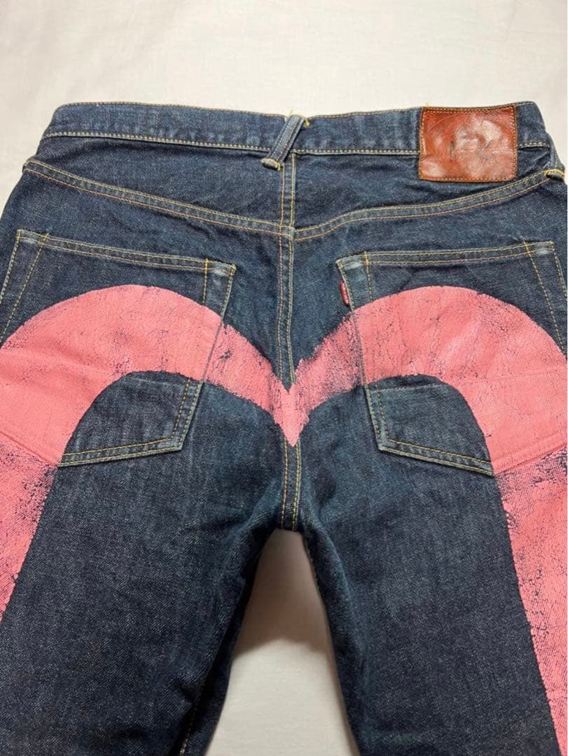 EVISU No.2 2000 34×35 ピンク大黒　ビックカモメ　トラ耳