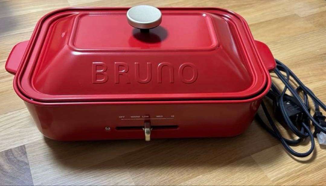 BRUNO ホットプレート たこ焼きプレート・セラミックコート鍋付き