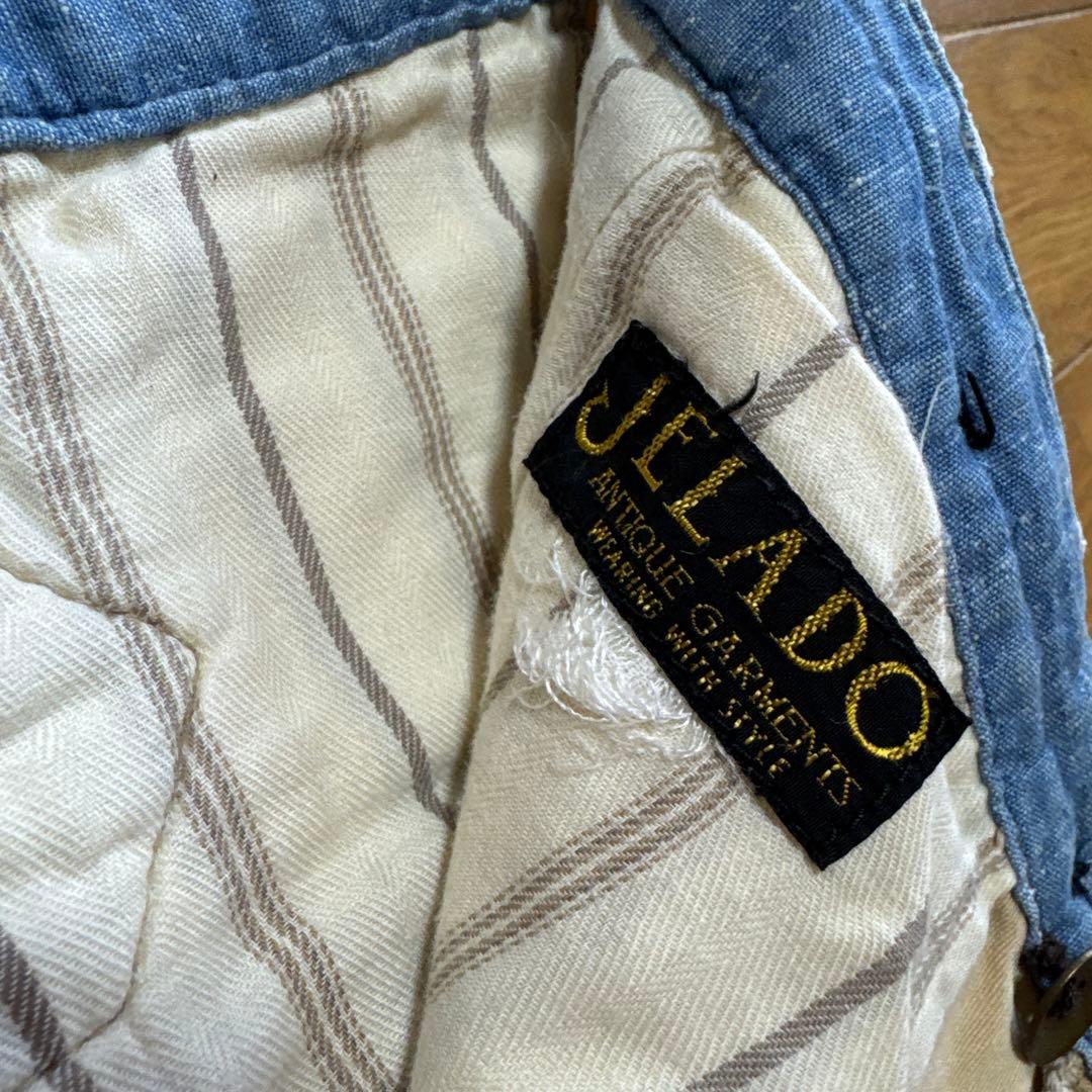 【26 】JELADO ダメージ加工 ホワイトパンツ