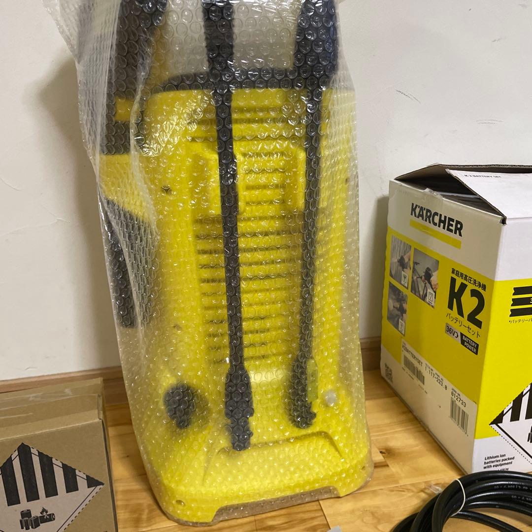 未使用　ケルヒャー　KARCHER高圧洗浄機 K2 コードレス バッテリーセット