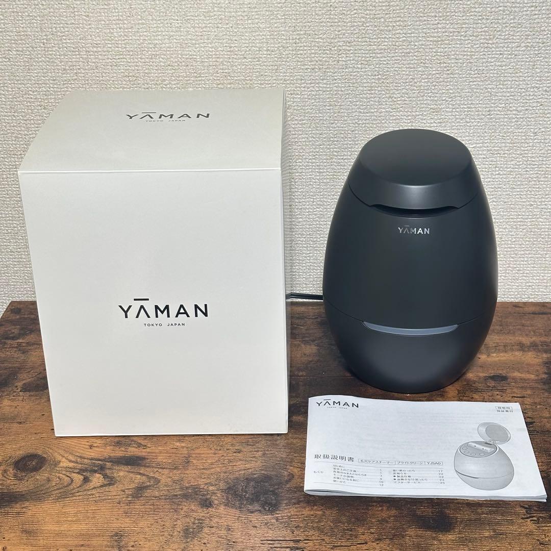 YA-MAN フェイススチーマー 美顔器 ブラック　YJSA0B