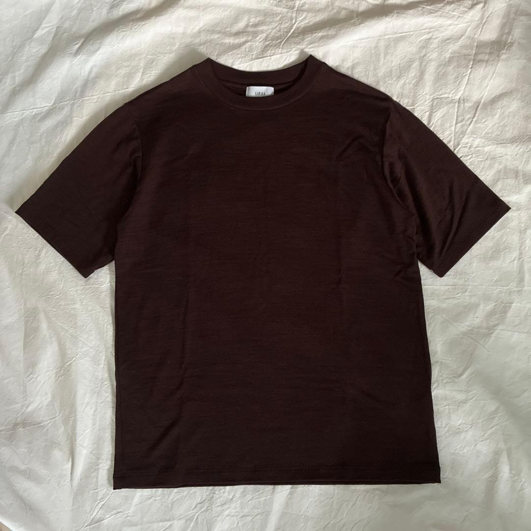 【定価1.3万】LIFiLL Woolish Tee Tシャツ　ブラウン