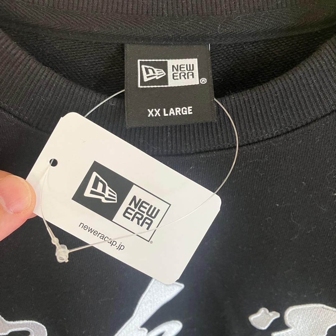 【新品】宇ち多゛×New Era クルーネックスウェット黒XXL ニューエラ