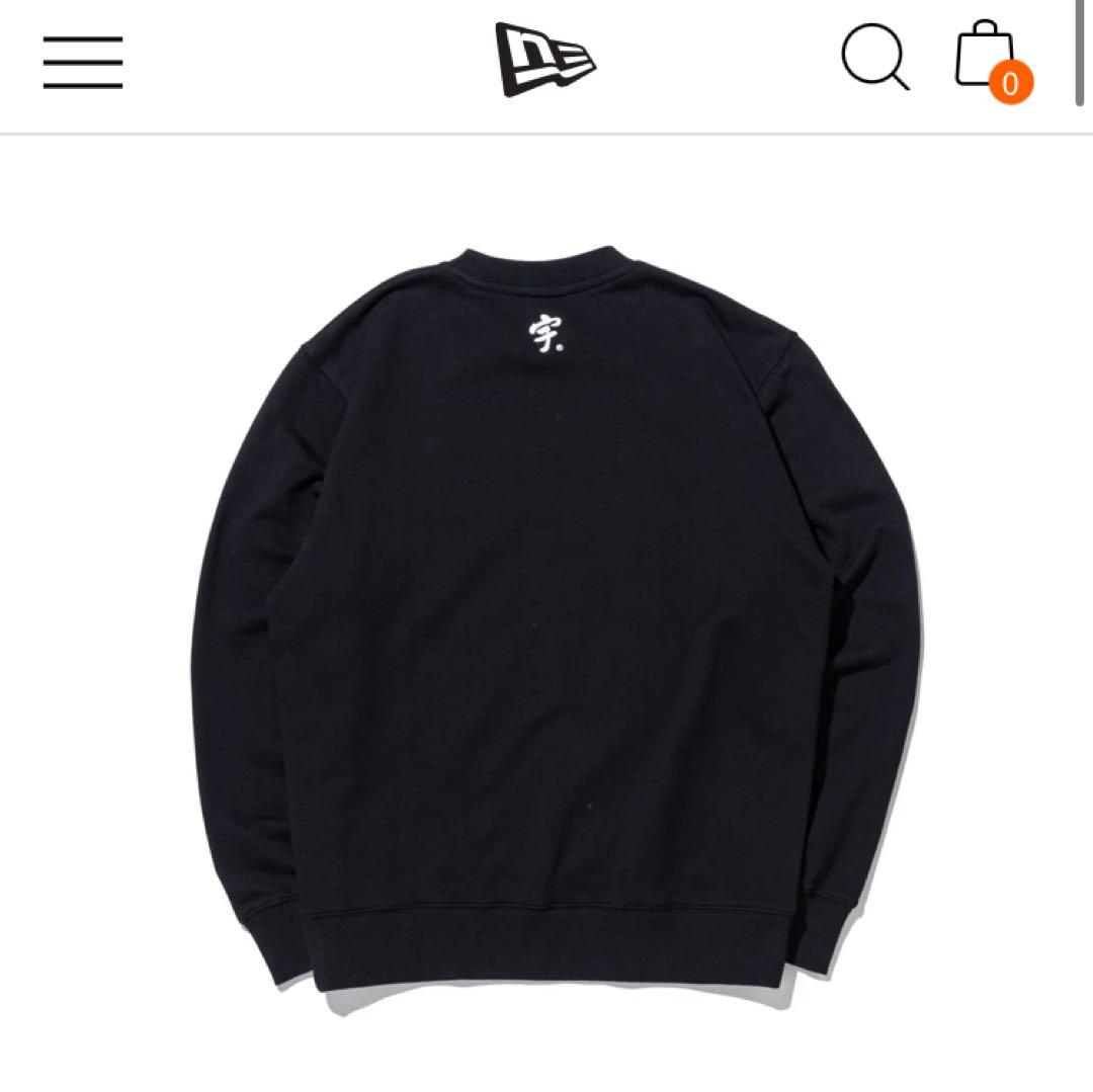 【新品】宇ち多゛×New Era クルーネックスウェット黒XXL ニューエラ