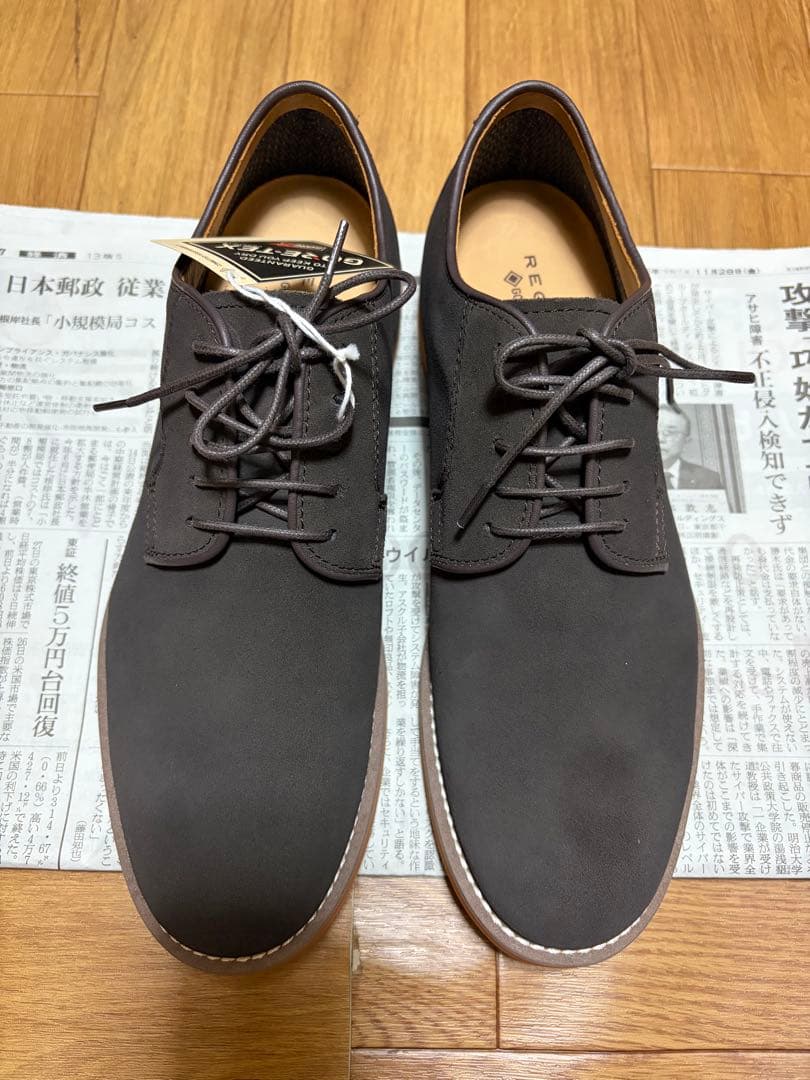 リーガル ダービーシューズ 50AL BJ ダークブラウン スエード 25cm