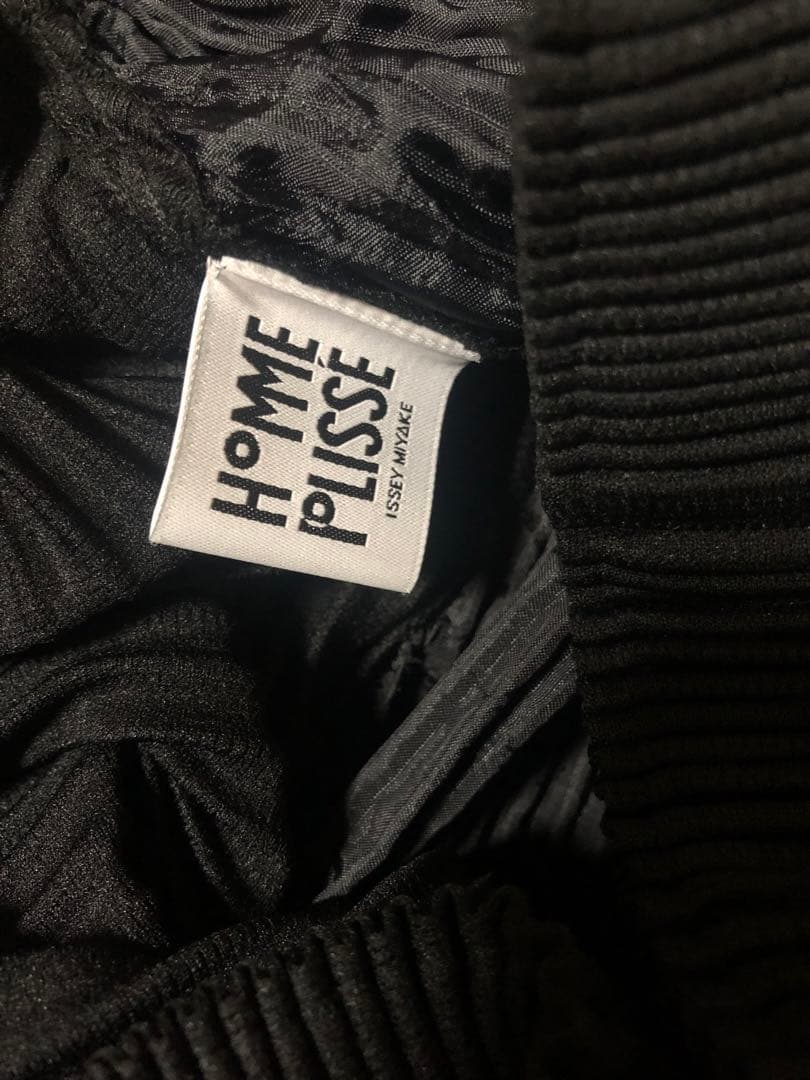 HOMME PLISSÉ イッセイミヤケ　サルエルパンツ black美品