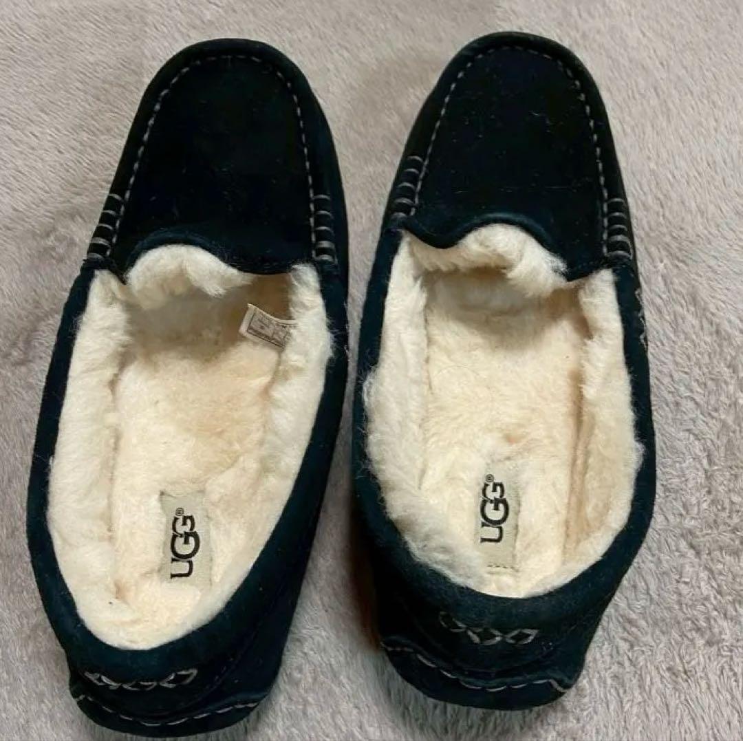 UGG ブラックスエード モカシン
