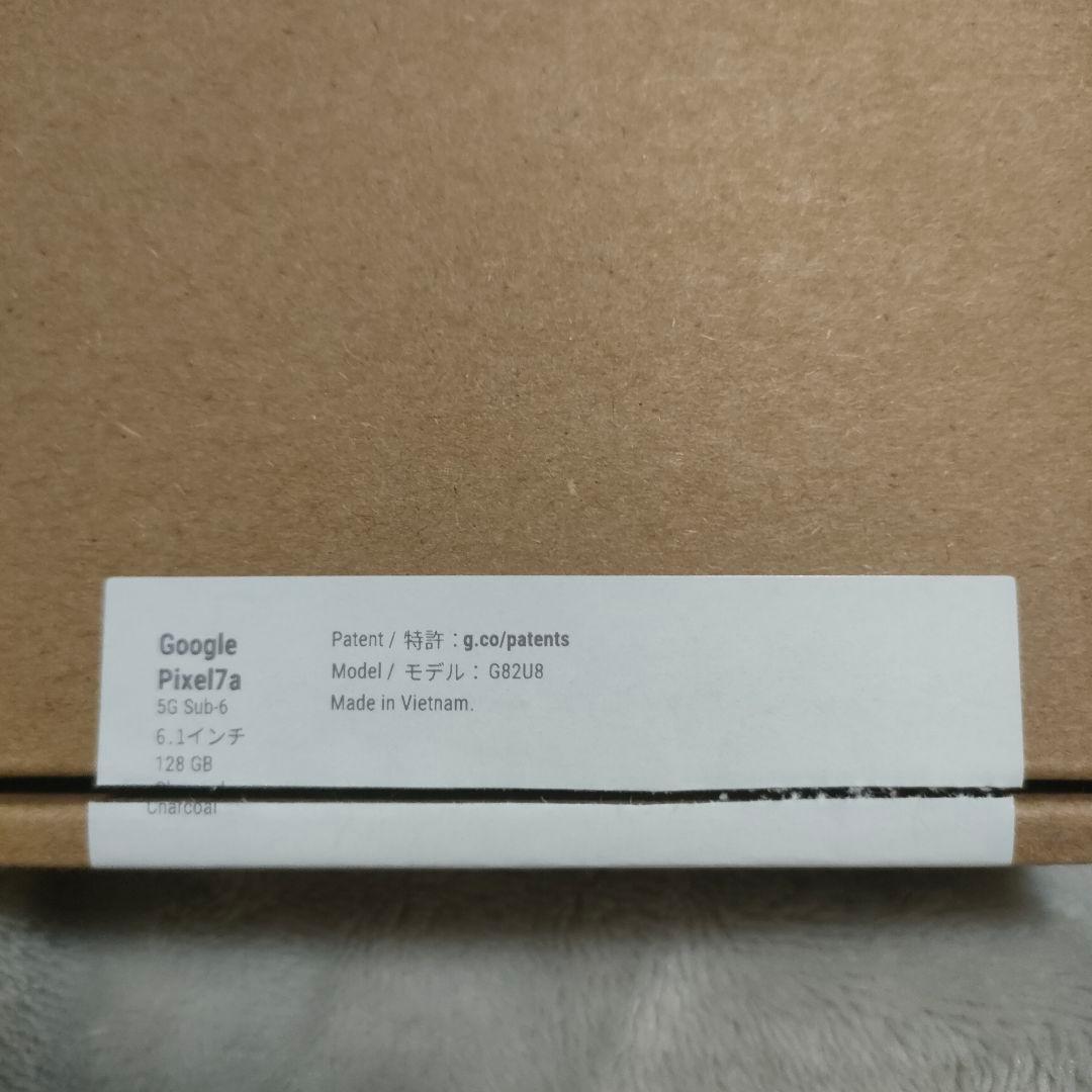 新品未使用 Google Pixel 7a リファービッシュ品 charcoal
