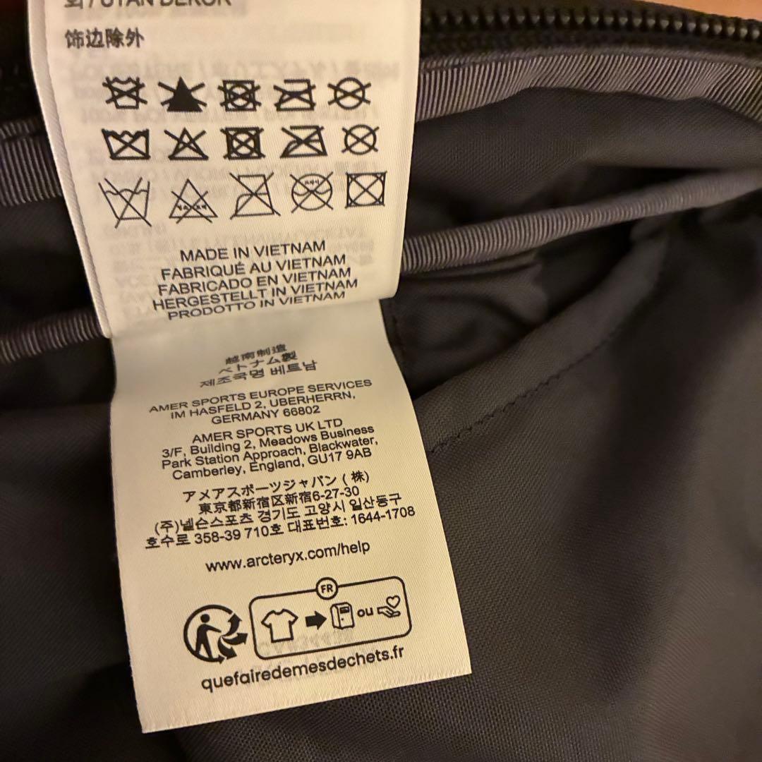 【ほぼ未使用】ARC'TERYX Mantis 16 Backpack 黒