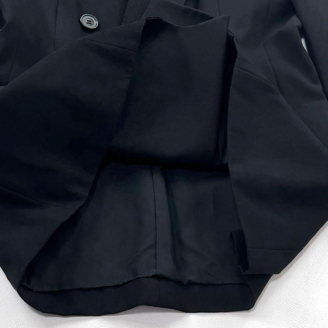 美品✨ワイズ テーラードジャケット ダブルブレスト ウールギャバジン ブラック