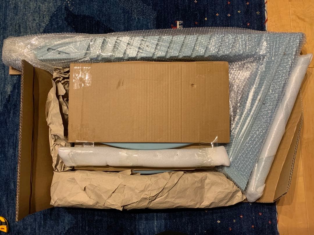 ストッケ ライトブルー ベビーチェア 調整可能