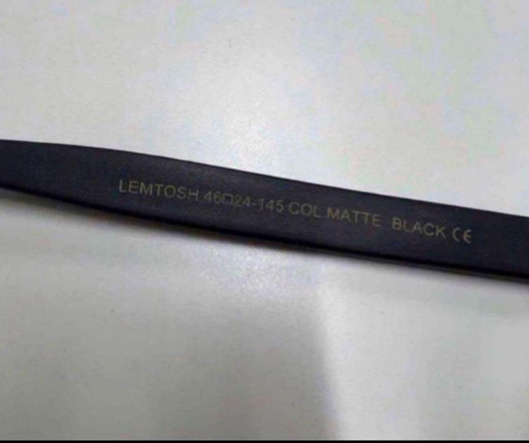 MOSCOT モスコット レムトッシュ メガネ 眼鏡 マットブラック サングラス