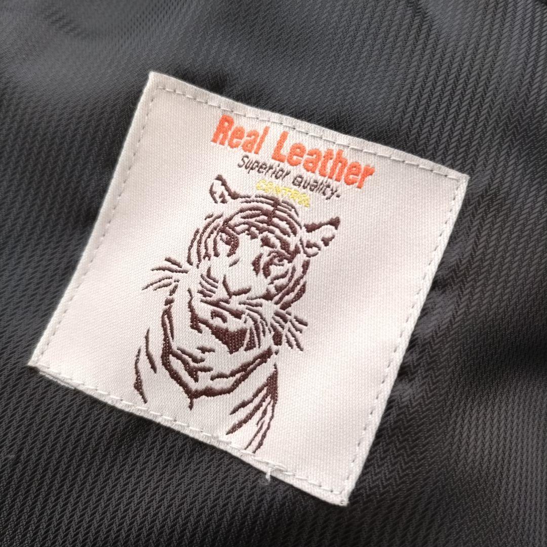 Licorice リコリス　ラムレザーダウンジャケット　羊革　リアルレザー　肉厚