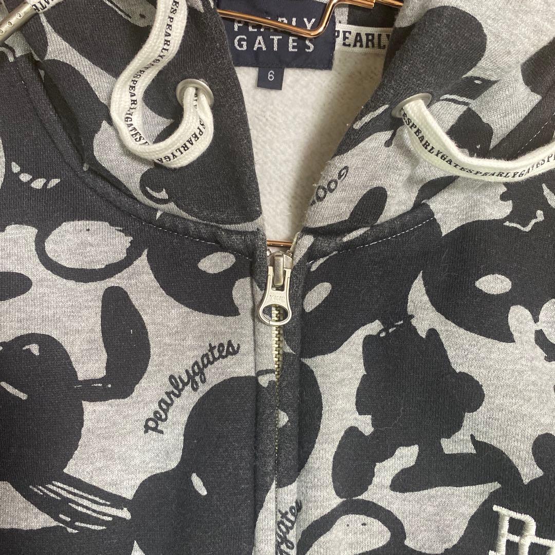 PEARLY GATES パーリーゲイツ スヌーピー パーカー サイズ6 裏起毛