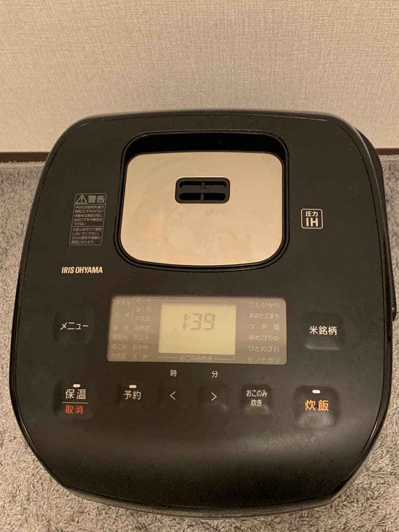 IRIS OHYAMA 炊飯器 RC-PD10-B 2022年製