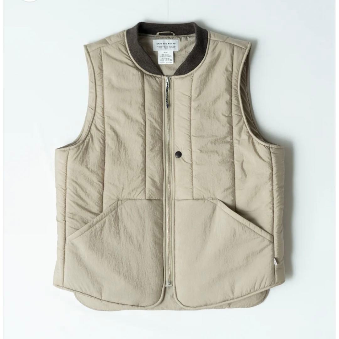 ジャケット・アウター ENDS AND MEANS Quilting Vest L