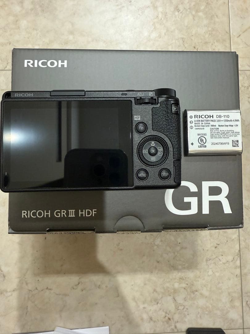 RICOH GRIII HDF gr3 保証書付き 380回