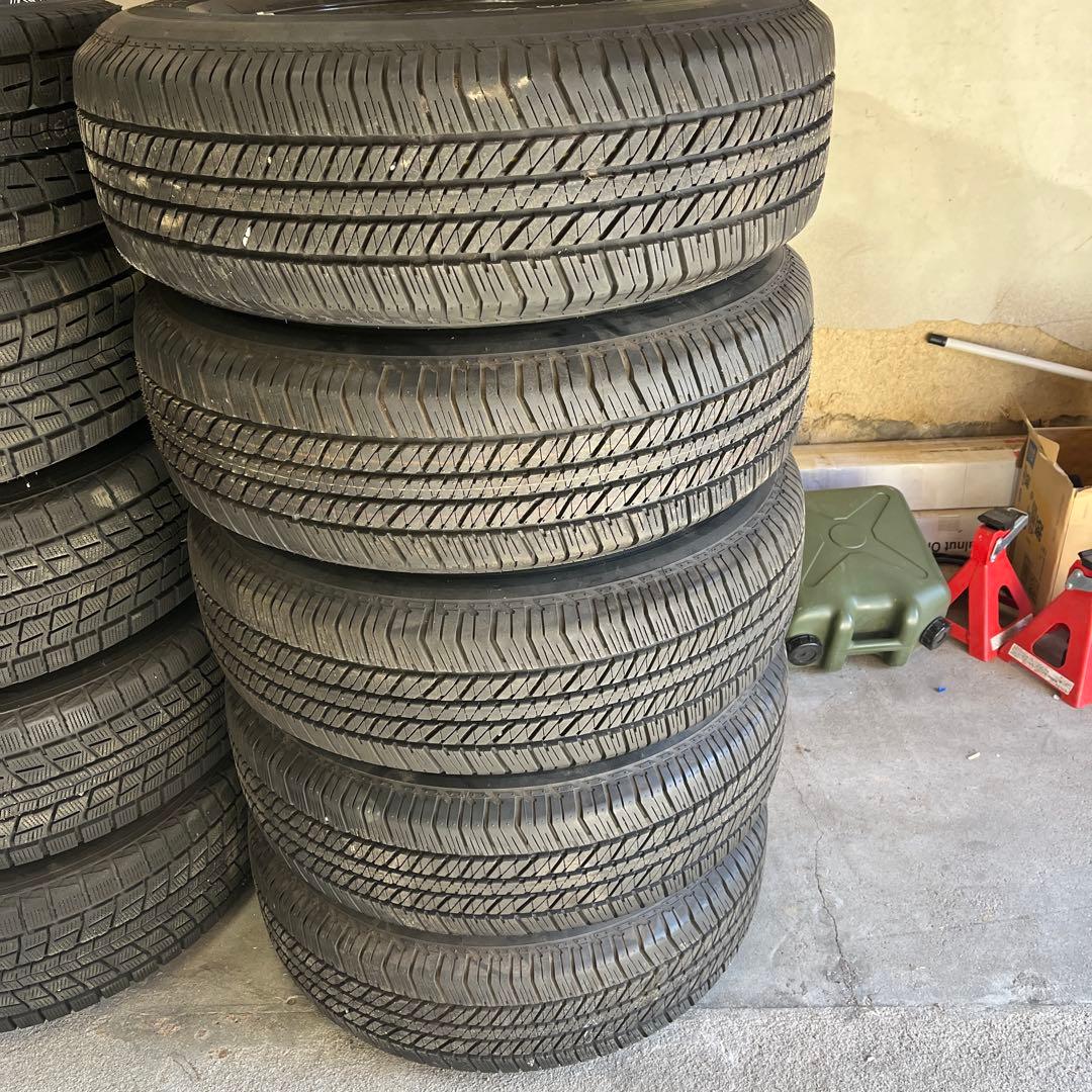 fjクルーザー純正ホイールタイヤセット　5本セット　引き取り限定で