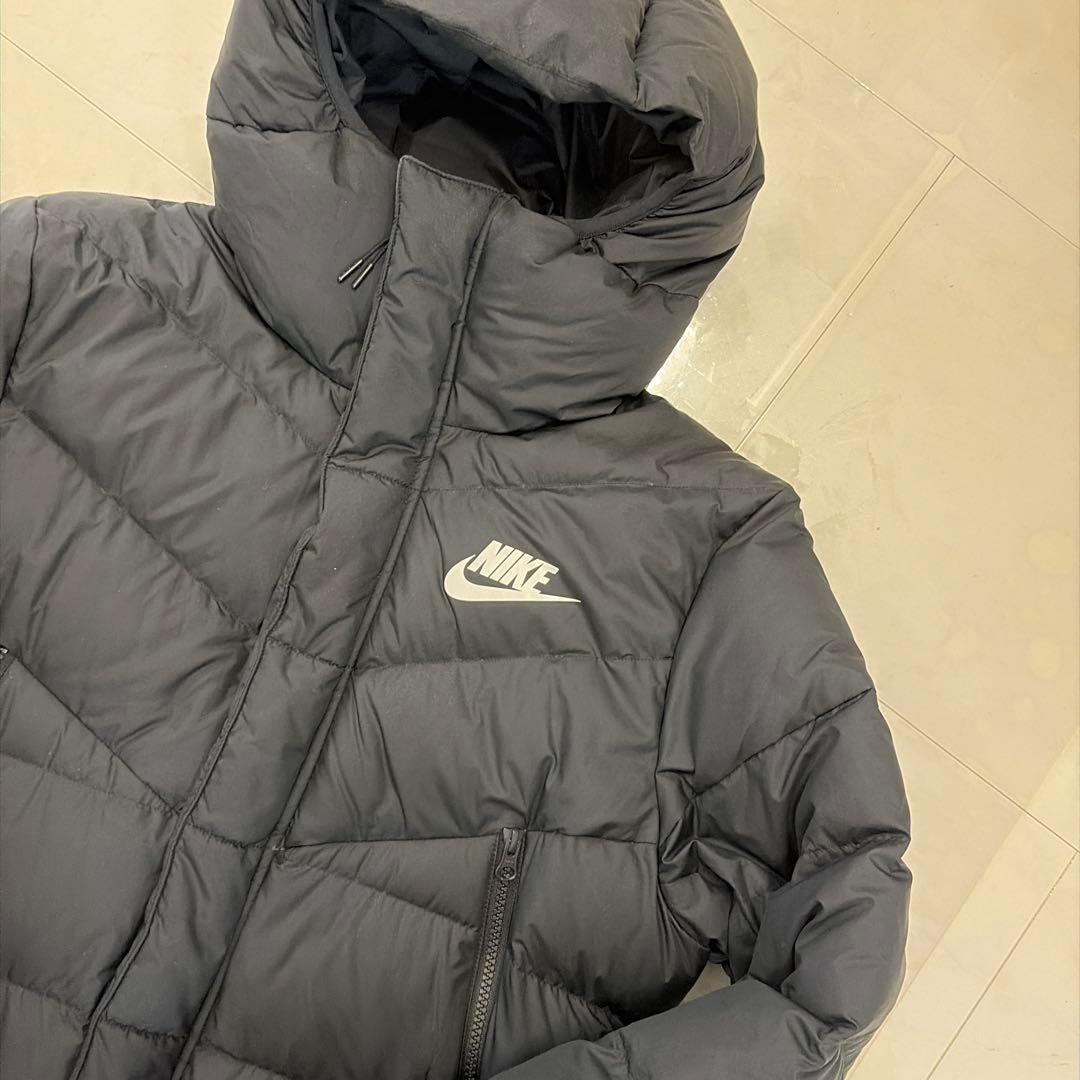 aya　美品！NIKE ロングダウン　ダウン　ベンチコート　ロング丈　M