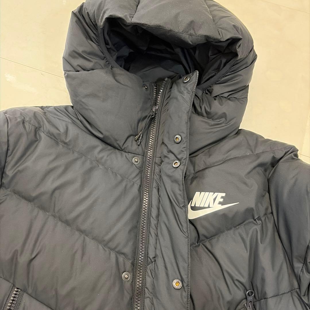 aya　美品！NIKE ロングダウン　ダウン　ベンチコート　ロング丈　M