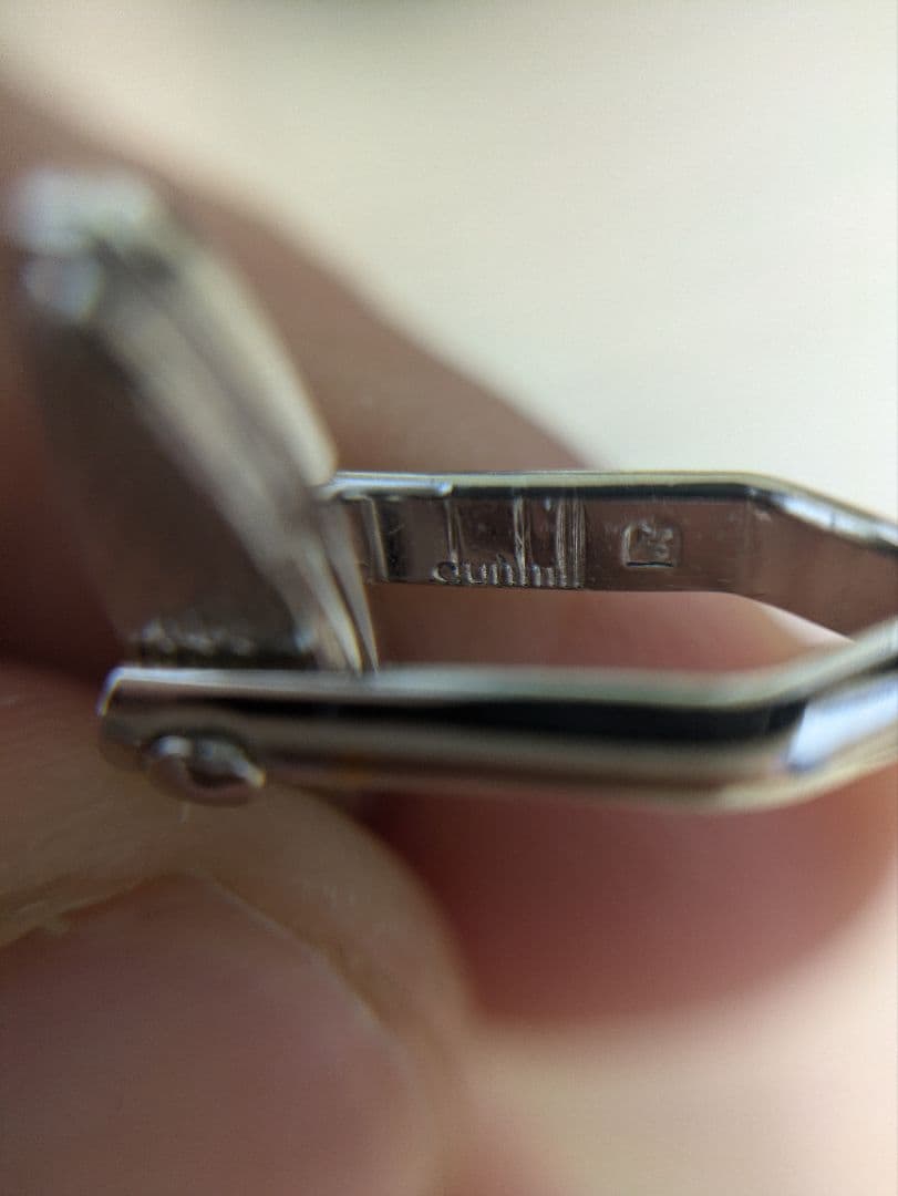 kenkenダンヒル　ＤＵＮＨＩＬＬ　ｄロゴ　カフス　タイピンセット