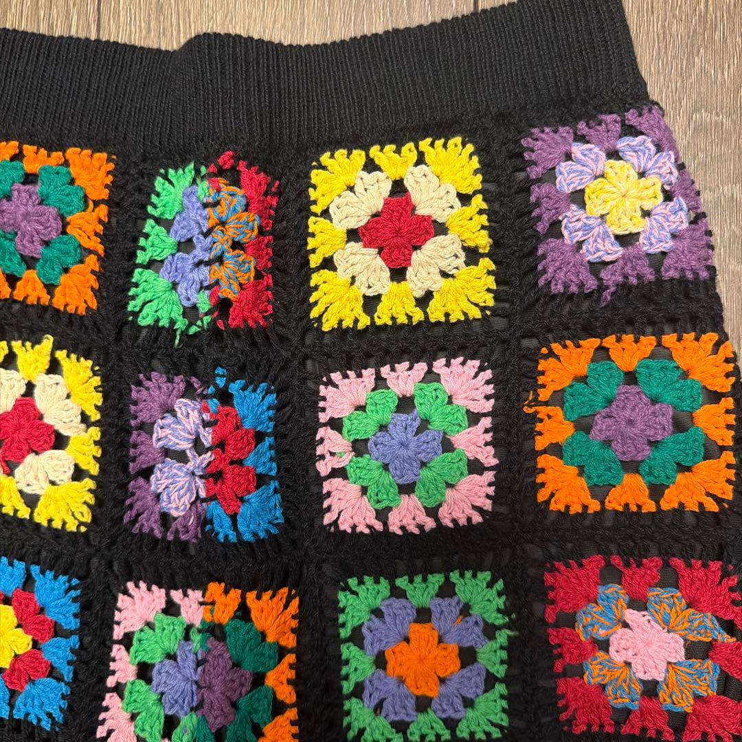 メゾンスペシャル！クロシェ風ニットパンツ！maison special