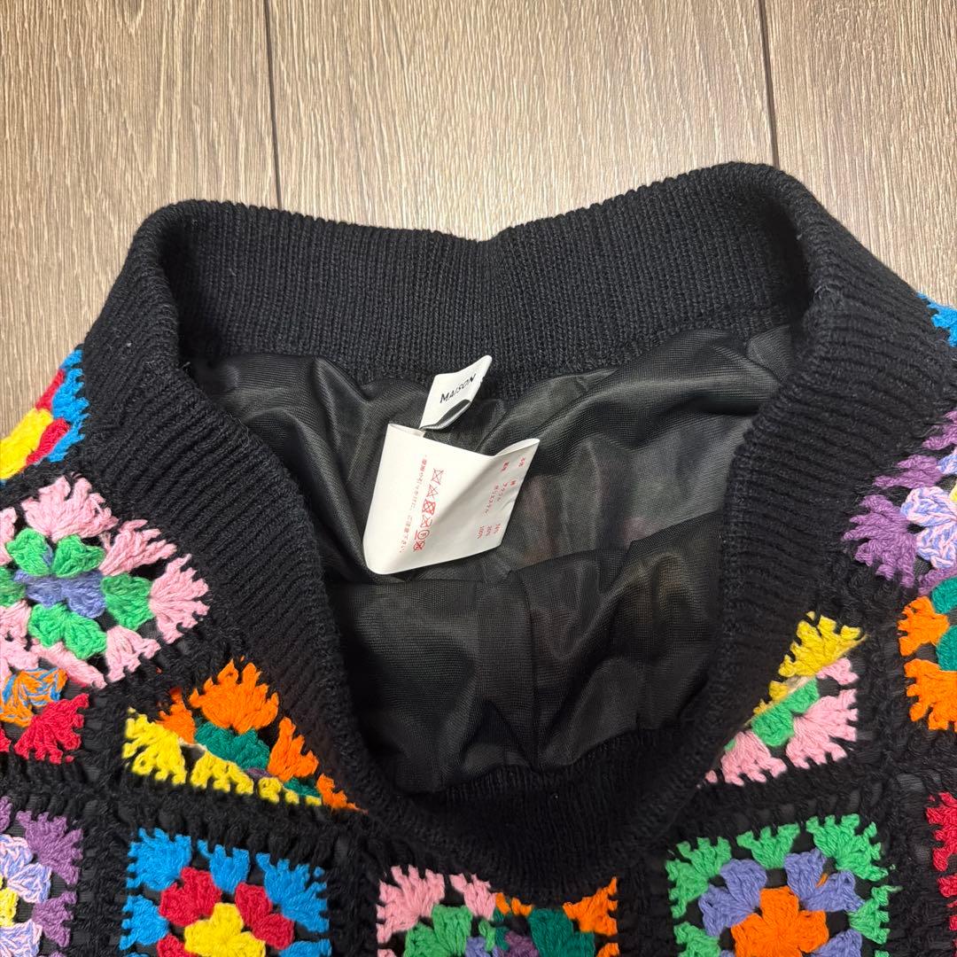 メゾンスペシャル！クロシェ風ニットパンツ！maison special