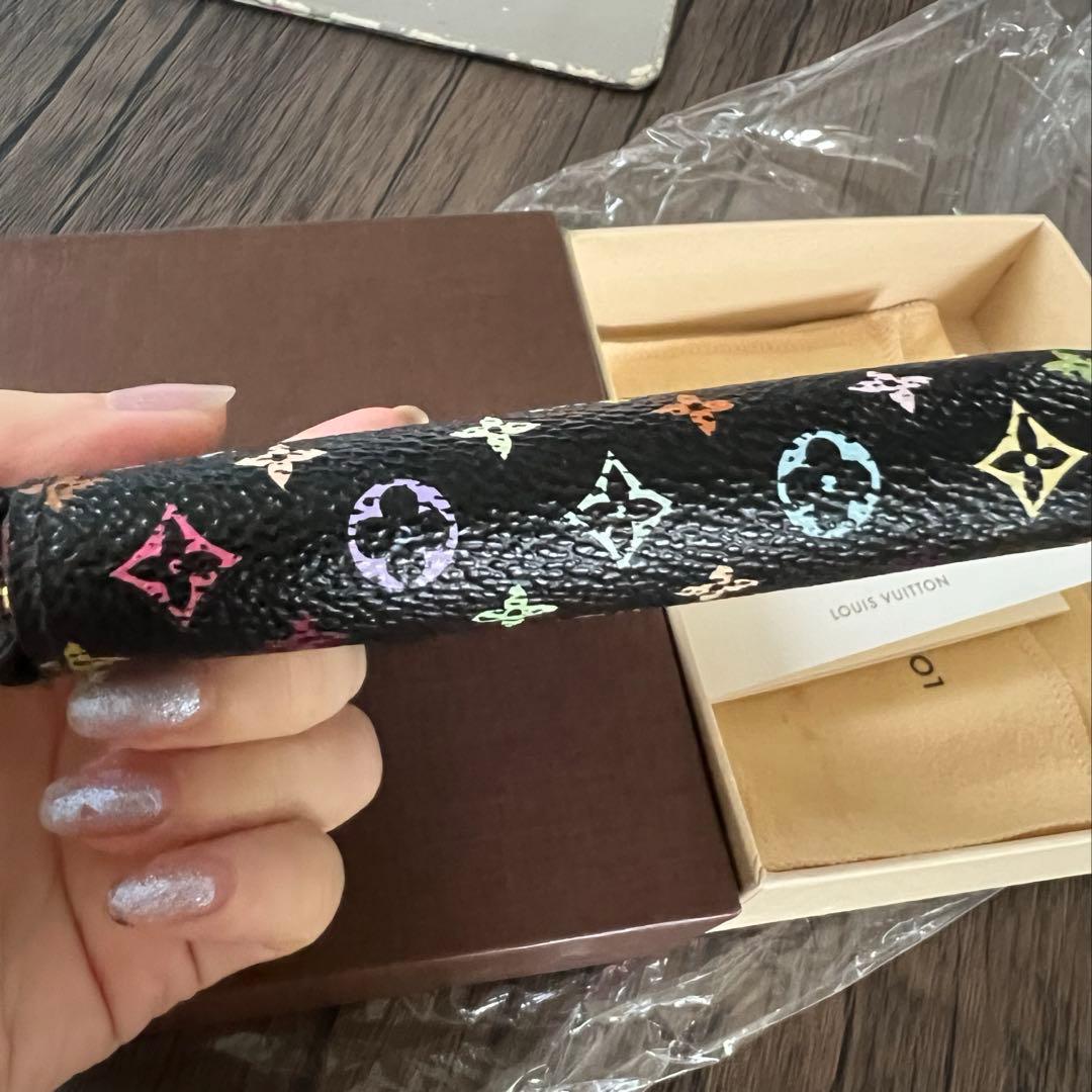 美品✨ルイヴィトン マルチカラー　ジッピー　パース　黒　小銭入れ