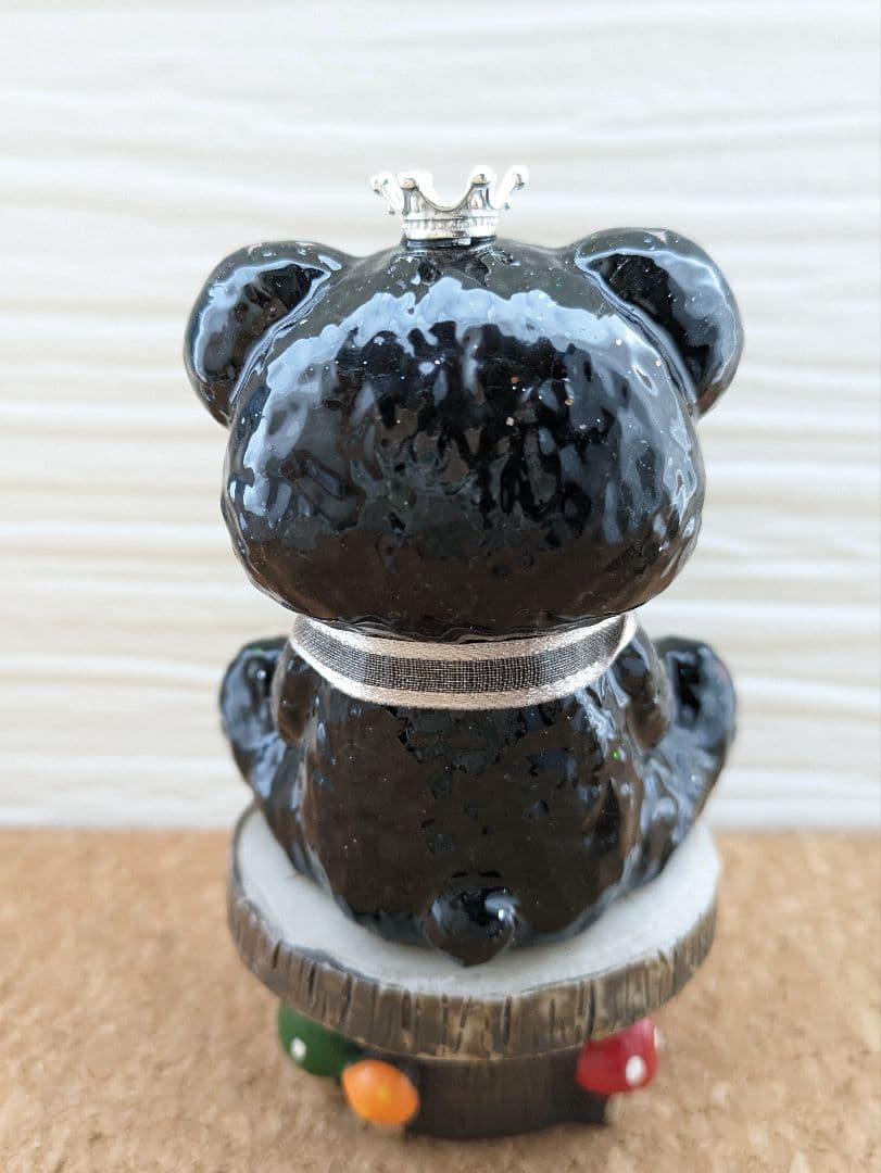 【Milky】ブラックスピネルのくまちゃん形オルゴナイト☆他２点