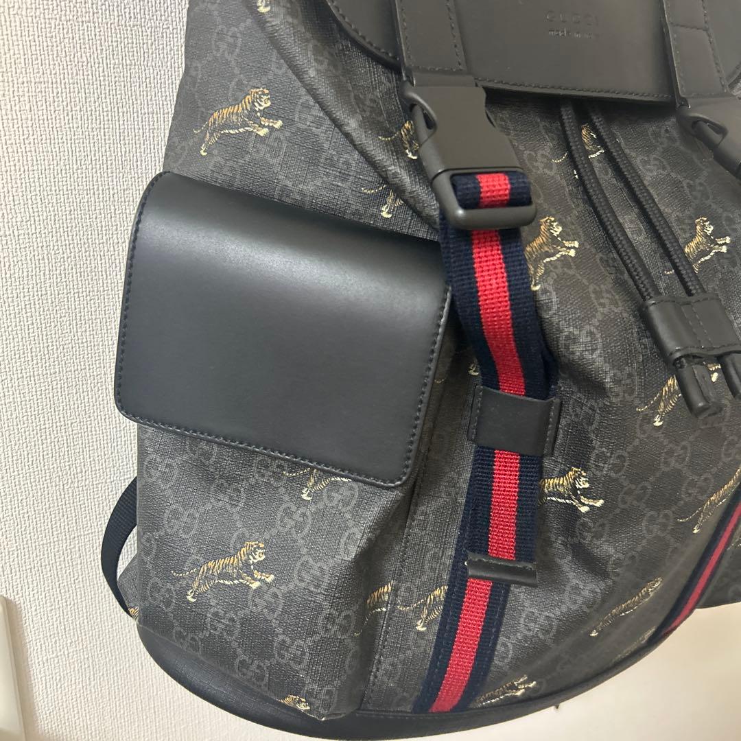 u*9様 GUCCI GGスプリーム フライングタイガー バックパック