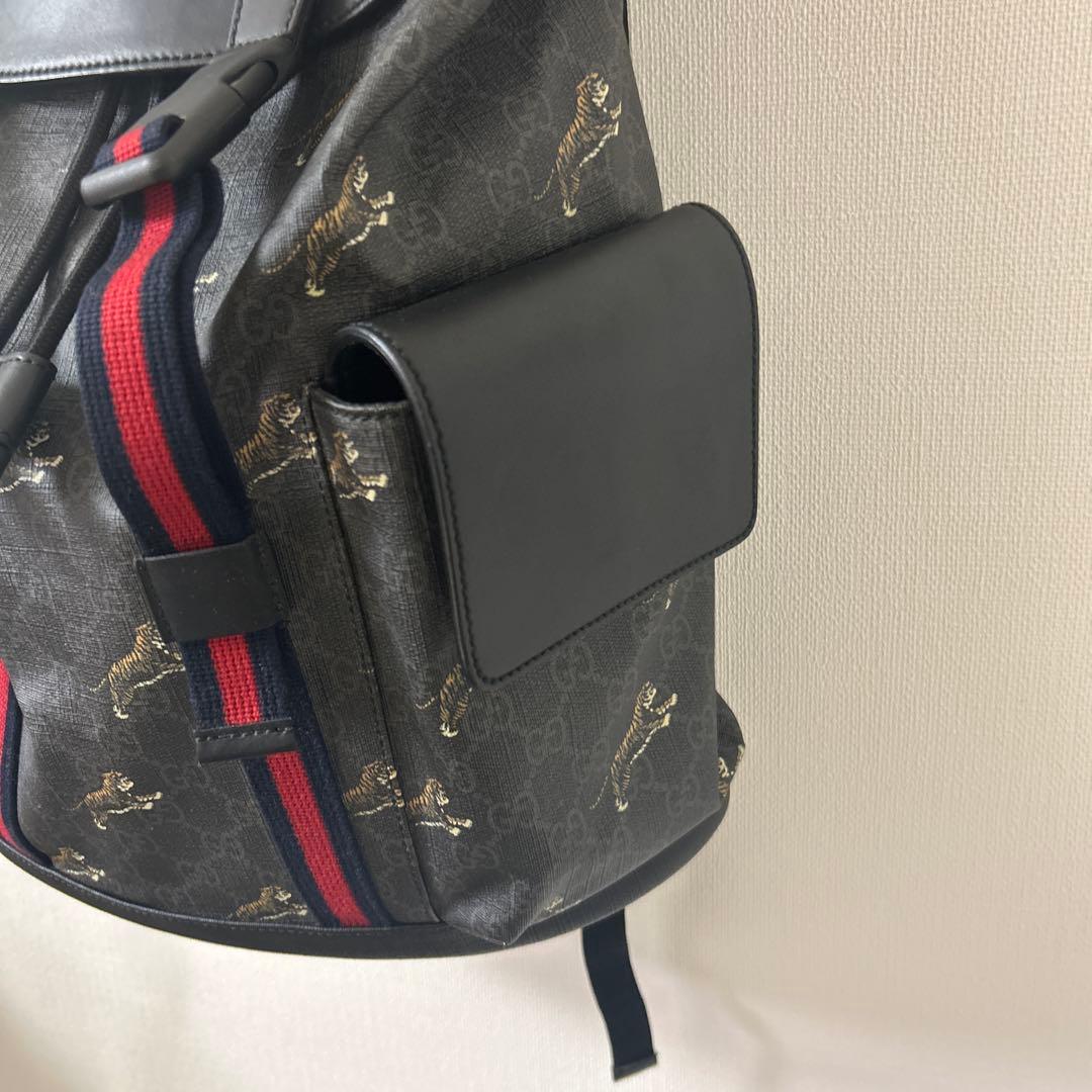 u*9様 GUCCI GGスプリーム フライングタイガー バックパック