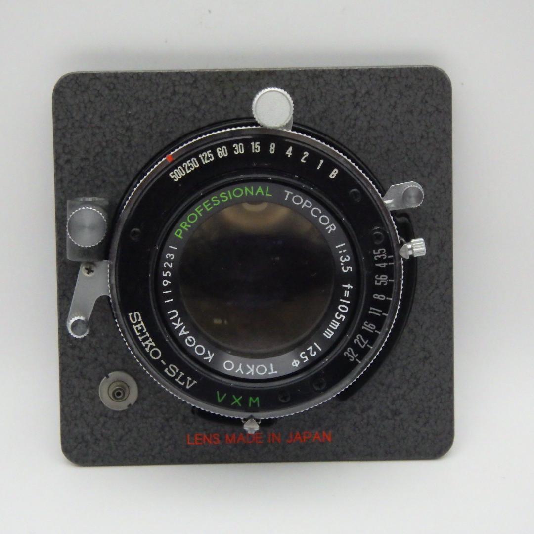 TOPCOR 105mm f/3.5 レンズ 美品中古