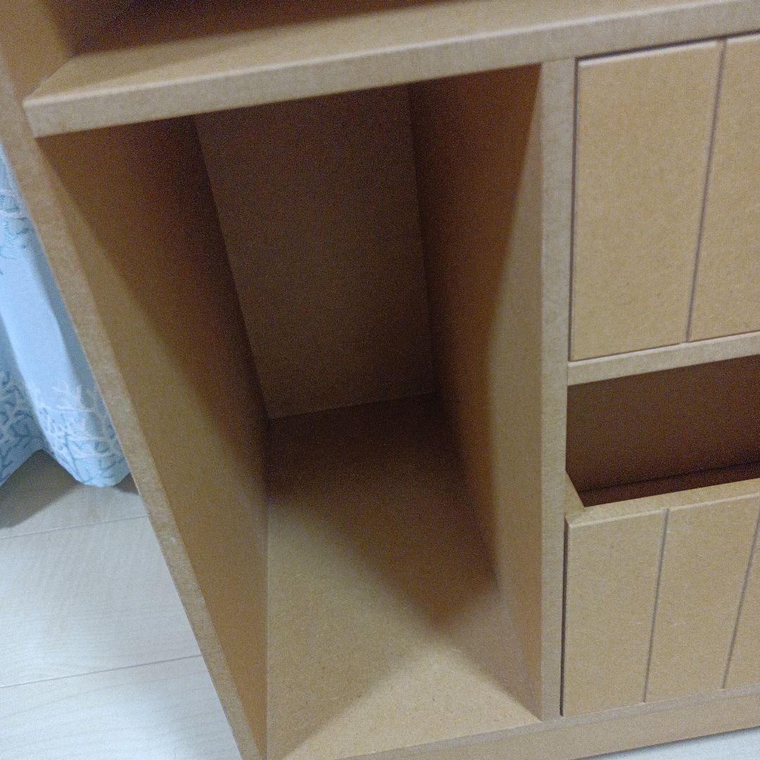 [美品]　隠せるリビング整理ワゴン