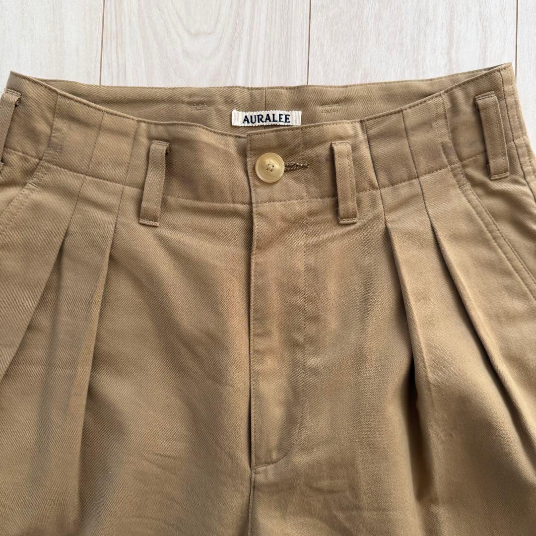 値下げ【オーラリー】SUPERFINEWOOLCOTTONTWILLSLACKS