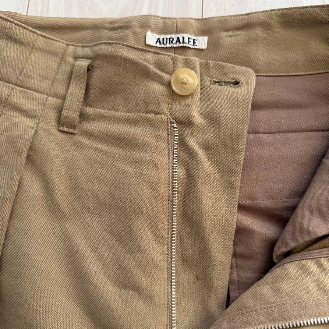 値下げ【オーラリー】SUPERFINEWOOLCOTTONTWILLSLACKS