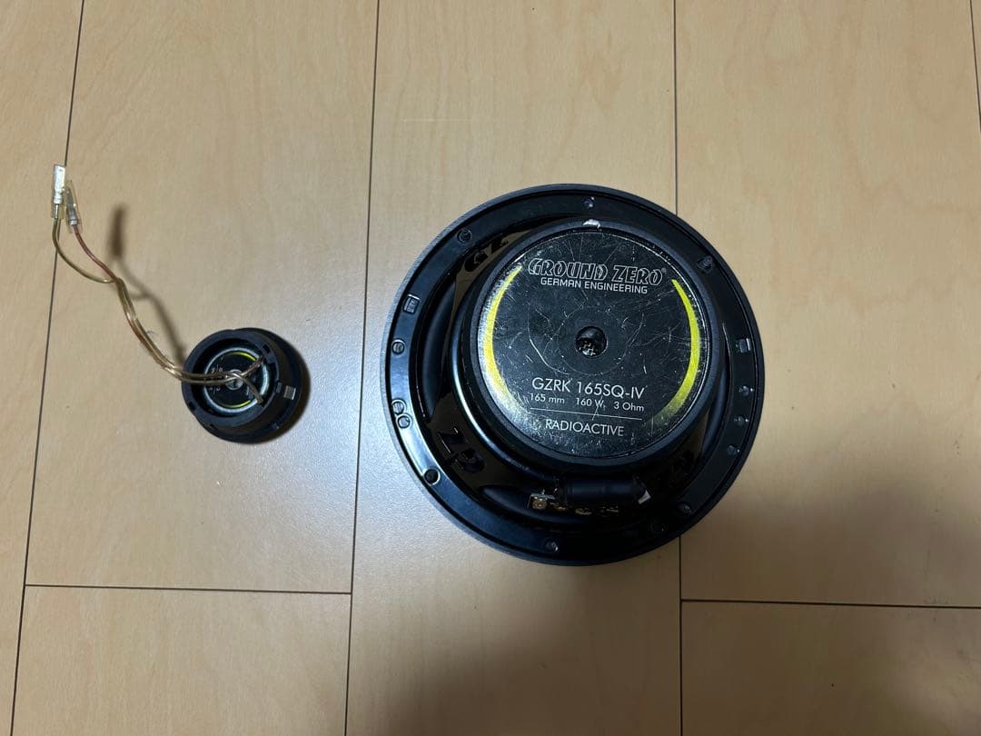 Ground Zeroスピーカー、各ケーブルセット
