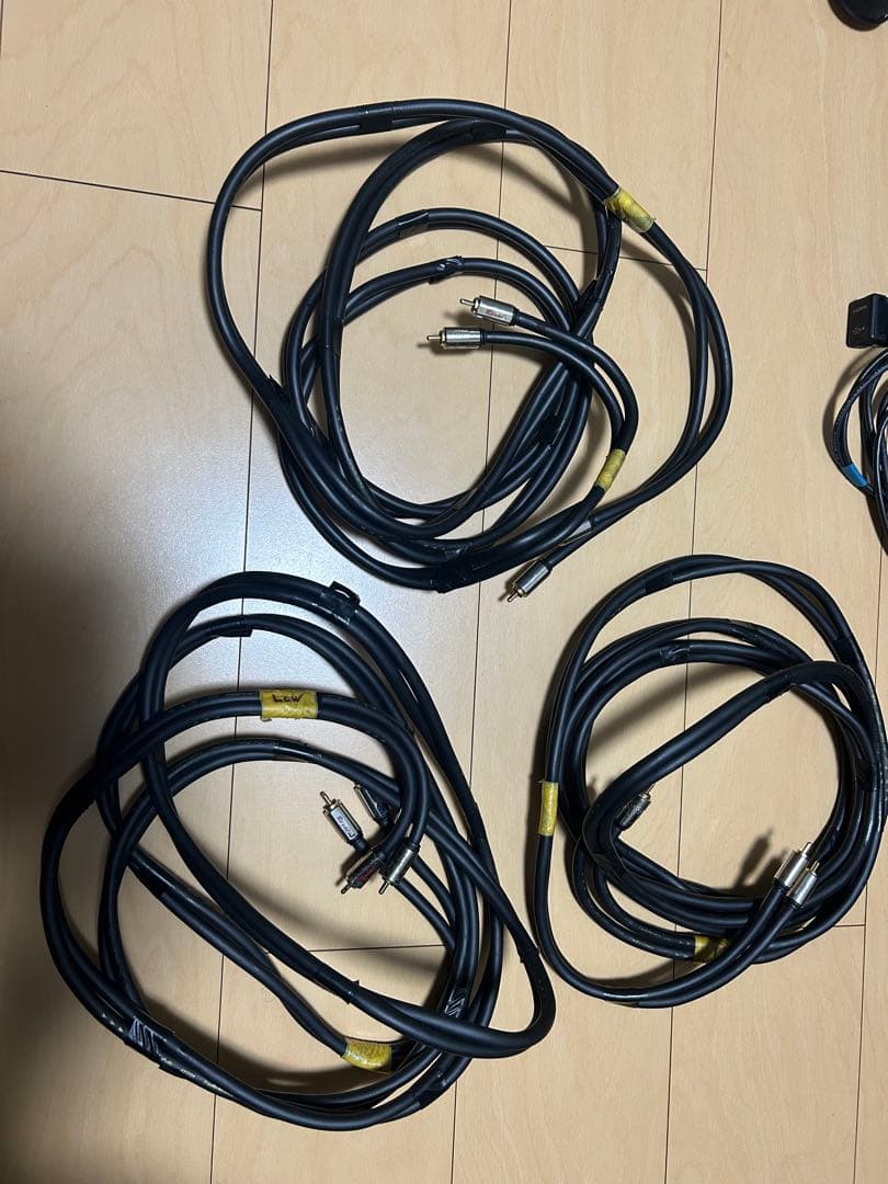 Ground Zeroスピーカー、各ケーブルセット