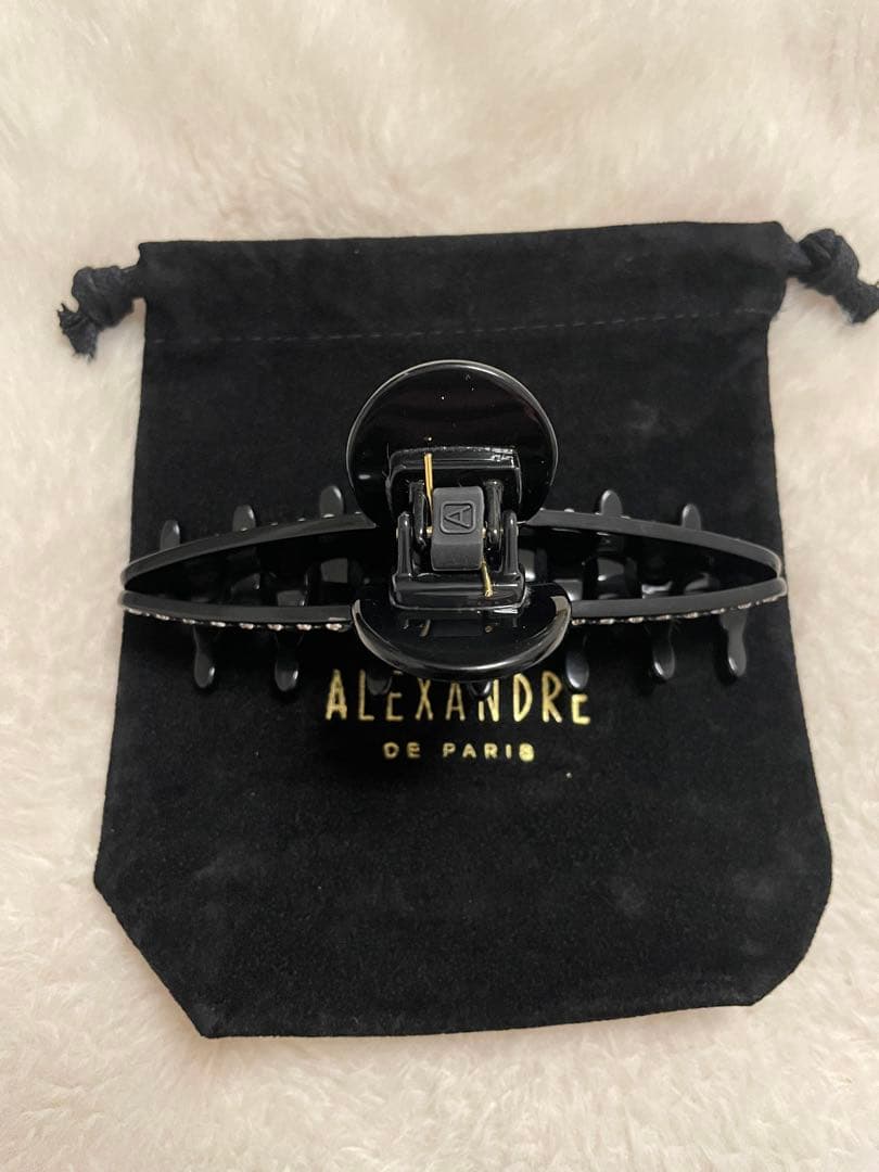 アレクサンドルドゥパリ　ヘアクリップ　ブラック　Ｌサイズ