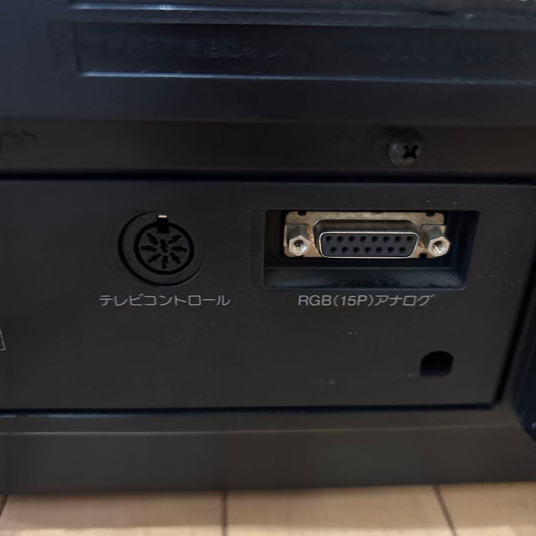 SHARP CZ-601D ブラック ディスプレイモニター