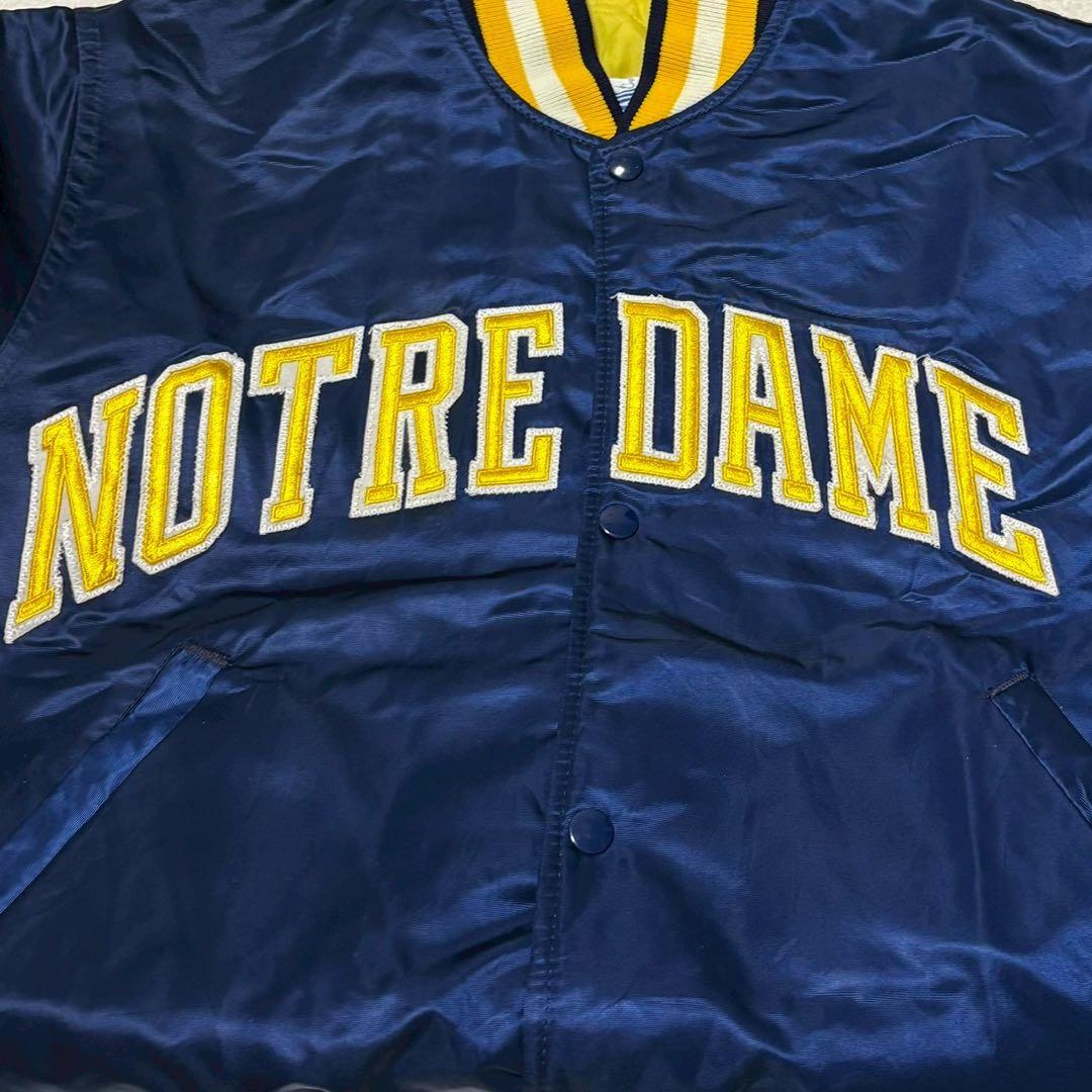 USA製　90s STARTER スターター　ノートルダム　スタジャン