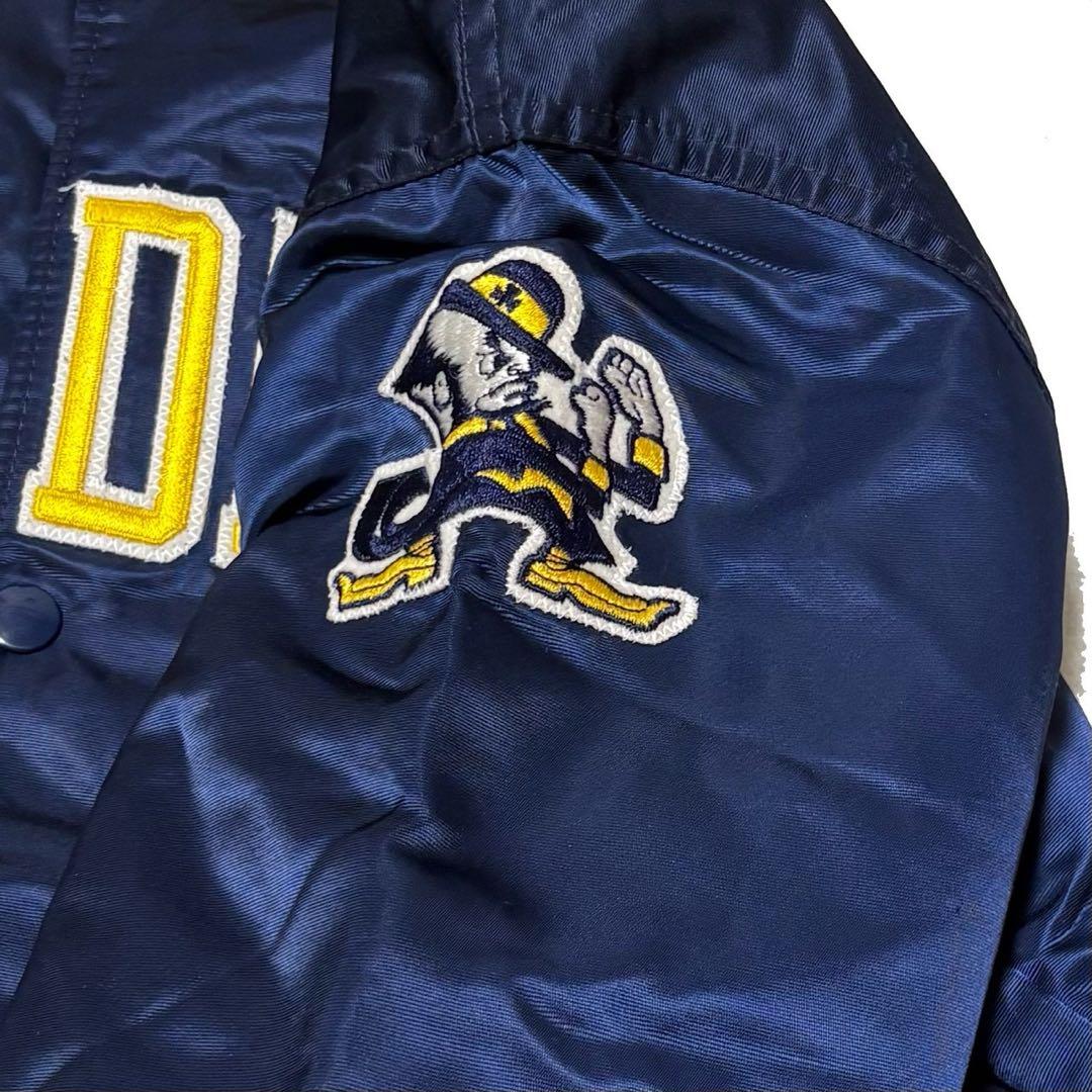 USA製　90s STARTER スターター　ノートルダム　スタジャン