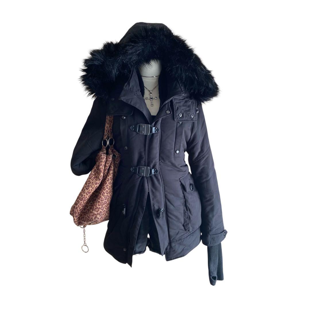 SLY N3B ファーモッズコート 平成 y2k フェアリーグランジ