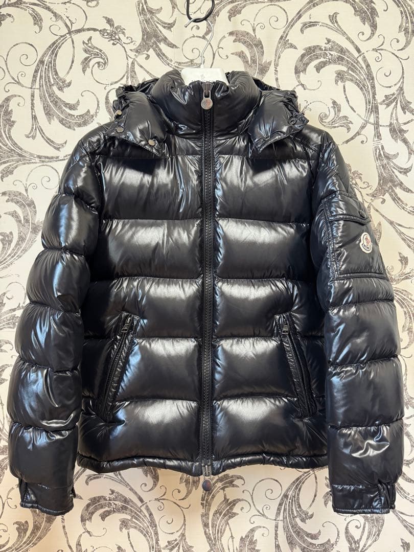 MONCLER MAYA モンクレール マヤ ブラック サイズ0 ハンガー付