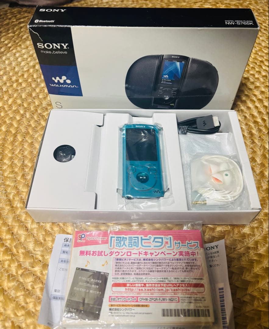 SONY NW-S765K デジタルオーディオプレーヤー 16GB 青